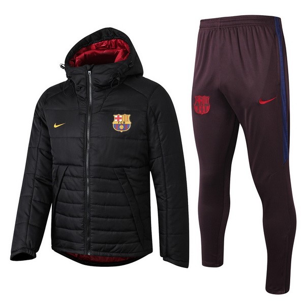 Chaqueta Abajo Barcelona Conjunto Completo 2019-20 Negro